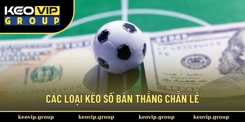 Bật mí các loại hình của kèo số bàn thắng chẵn lẻ