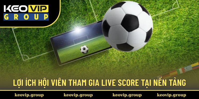 Livescore 2 Lợi ích hội viên tham gia live score tại nền tảng