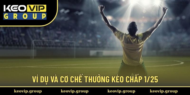 Ví dụ và cơ chế thưởng kèo chấp 1/25